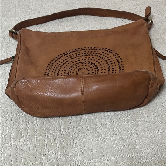 Brown Leather Shoulder Bag - Picture 2 of 5